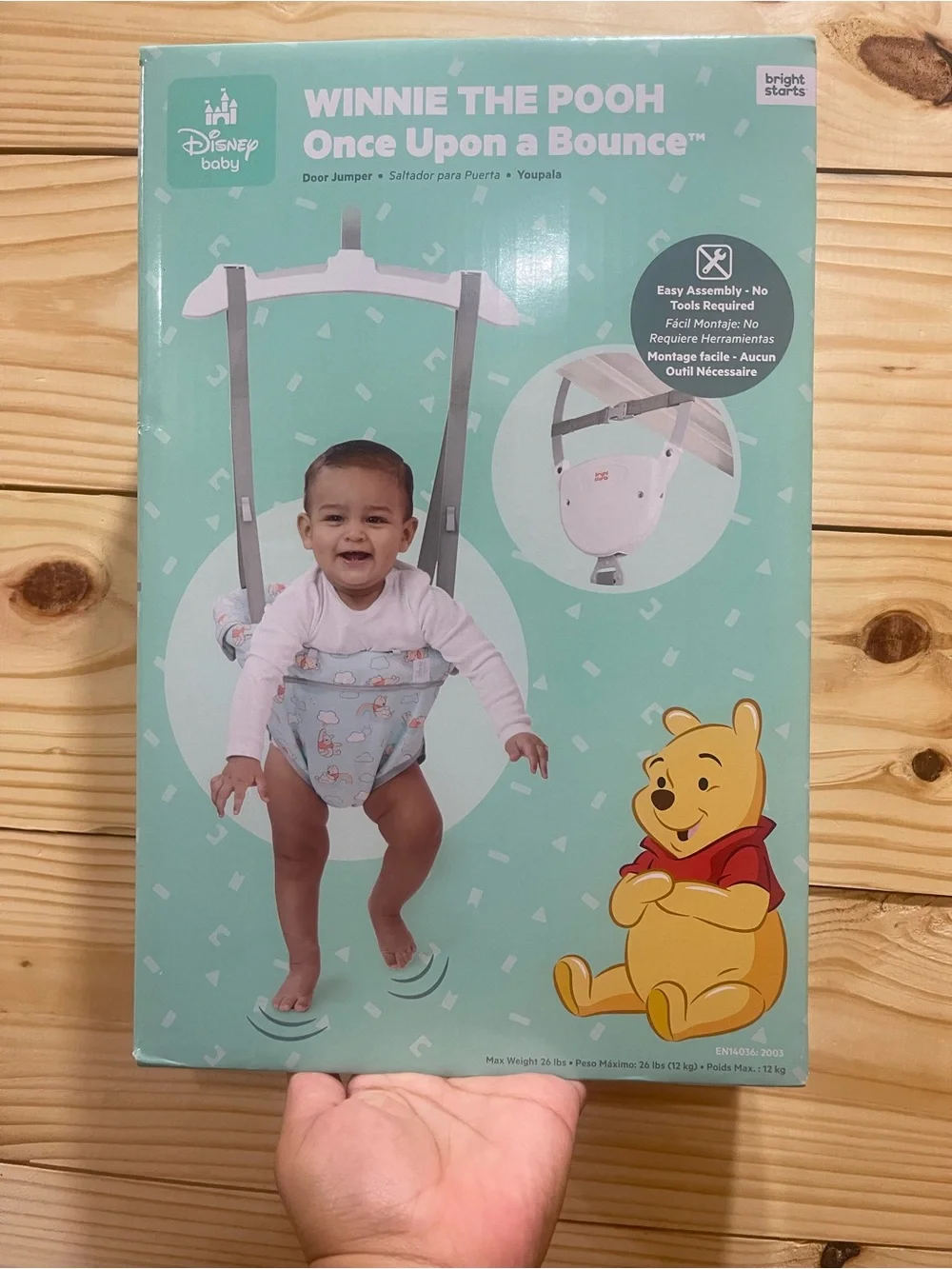 Disney Winnie the Pooh Mint Green Door Jumper with Pastel Accents